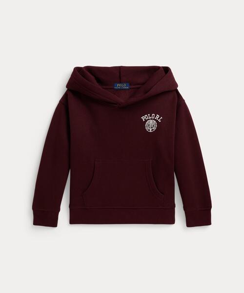POLO RALPH LAUREN CHILDRENSWEAR(ポロ ラルフ ローレン チルドレンズウェア)の「ビッグ フィット ロゴ フリース フーディ(パーカー・キッズ・レッド・3/4/6/7)」の1枚目の写真