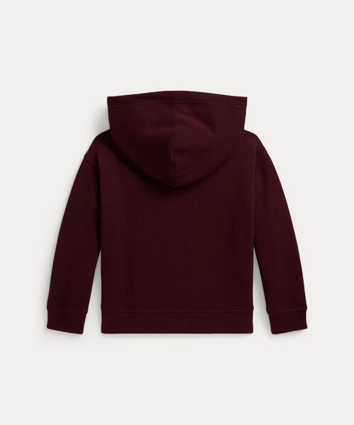POLO RALPH LAUREN CHILDRENSWEAR(ポロ ラルフ ローレン チルドレンズウェア)の「ビッグ フィット ロゴ フリース フーディ(パーカー・キッズ・レッド・3/4/6/7)」の2枚目の写真