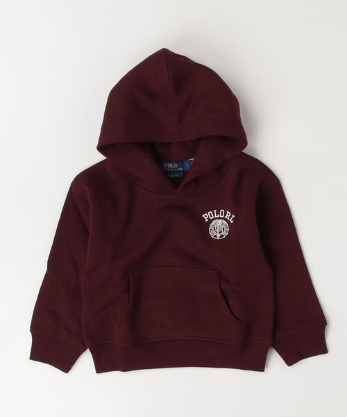 POLO RALPH LAUREN CHILDRENSWEAR(ポロ ラルフ ローレン チルドレンズウェア)の「ビッグ フィット ロゴ フリース フーディ(パーカー・キッズ・レッド・3/4/6/7)」の3枚目の写真