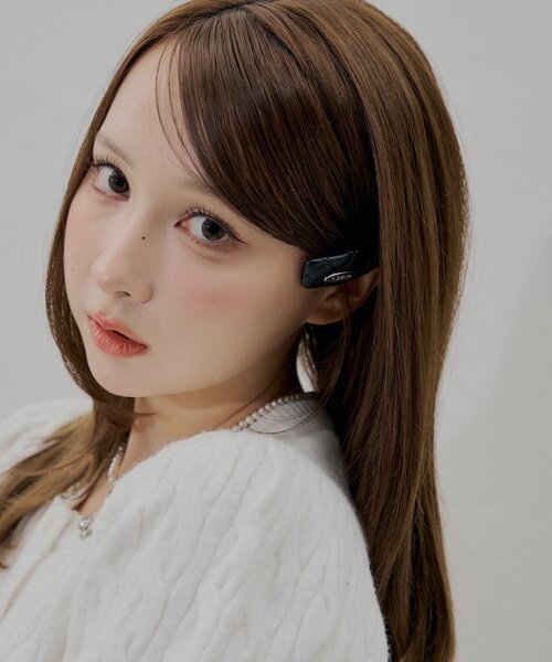 Chico(チコ)の「キルティングヘアピンセット(その他ヘアアクセサリー・レディース・ブラック/アイボリー・FREE)」の4枚目の写真