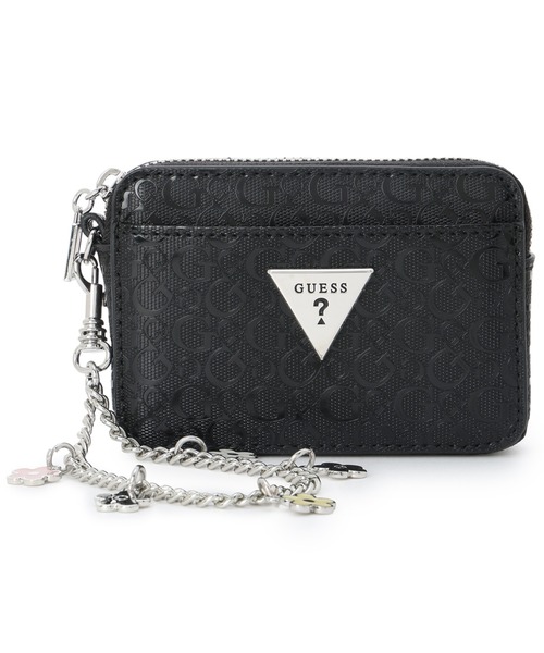 Guess(ゲス)の「LAIKA ID Wristlet(財布・レディース・ブラック/ライトイエロー・ONE SIZE)」の2枚目の写真