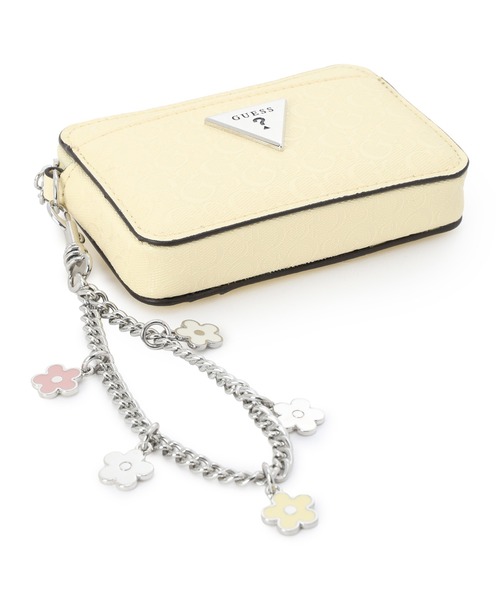 Guess(ゲス)の「LAIKA ID Wristlet(財布・レディース・ブラック/ライトイエロー・ONE SIZE)」の8枚目の写真