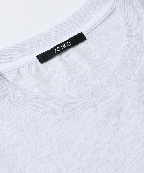 ADHOC(アドホック)の「男性アーチ型レタリングアートワークTシャツ (LT-GREY) (HC6ST44)(Tシャツ/カットソー・メンズ・その他・100/105)」の3枚目の写真