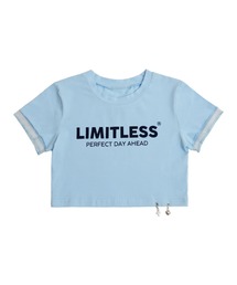 チャーム付きクロップTシャツ