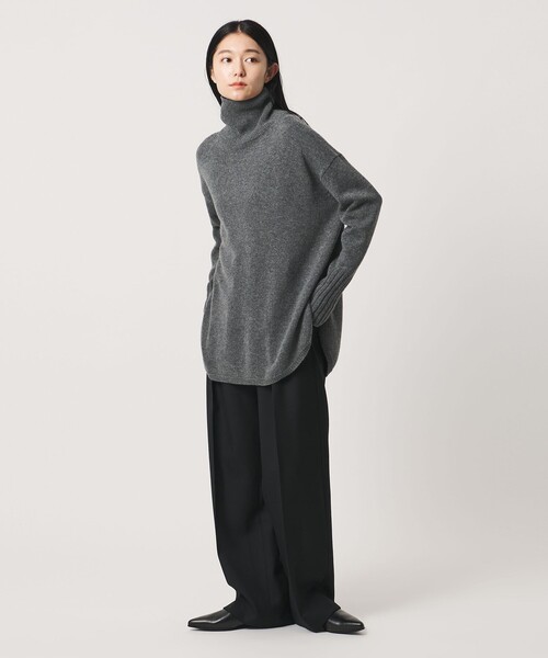 MARW UNITED ARROWS(マルゥ ユナイテッドアローズ)の「<MARW UNITED ARROWS>ルーズ タートルネック ニット(ニット/セーター・レディース・グレー/ダークブラウン/オフホワイト/ブラック・FREE)」の6枚目の写真