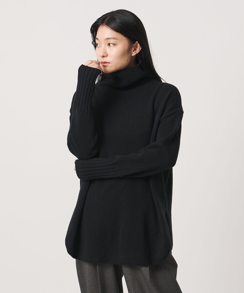 MARW UNITED ARROWS(マルゥ ユナイテッドアローズ)の「<MARW UNITED ARROWS>ルーズ タートルネック ニット(ニット/セーター・レディース・グレー/ダークブラウン/オフホワイト/ブラック・FREE)」の10枚目の写真