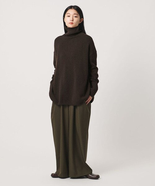 MARW UNITED ARROWS(マルゥ ユナイテッドアローズ)の「<MARW UNITED ARROWS>ルーズ タートルネック ニット(ニット/セーター・レディース・グレー/ダークブラウン/オフホワイト/ブラック・FREE)」の15枚目の写真