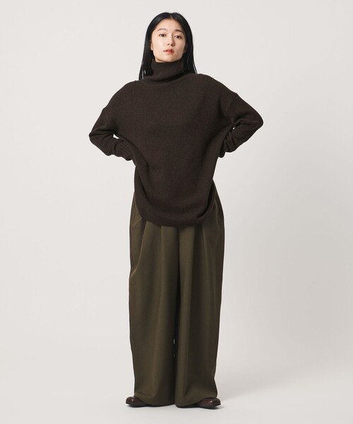 MARW UNITED ARROWS(マルゥ ユナイテッドアローズ)の「<MARW UNITED ARROWS>ルーズ タートルネック ニット(ニット/セーター・レディース・グレー/ダークブラウン/オフホワイト/ブラック・FREE)」の16枚目の写真