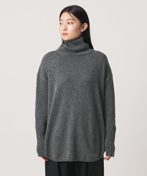 MARW UNITED ARROWS(マルゥ ユナイテッドアローズ)の「<MARW UNITED ARROWS>ルーズ タートルネック ニット(ニット/セーター・レディース・グレー/ダークブラウン/オフホワイト/ブラック・FREE)」の17枚目の写真