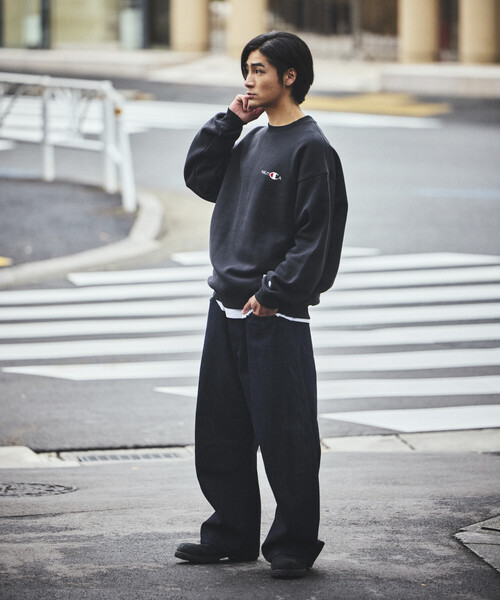 NAUTICA(ノーティカ)の「NAUTICA/ノーティカ Champion × NAUTICA embroidered sweatshirt(スウェット・メンズ・ネイビー/グレー/ブラック・X-LARGE/MEDIUM/XX-LARGE/LARGE)」の11枚目の写真