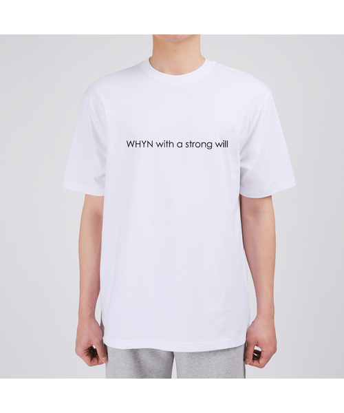 WHYN（ワイエヌ）の「ストロングウィル 半袖Tシャツ F03BRD_WBX10966（Tシャツ/カットソー・メンズ・グレー系その他/ブルー/ホワイト/ブラック・L/M/S/XL）」の2枚目の写真