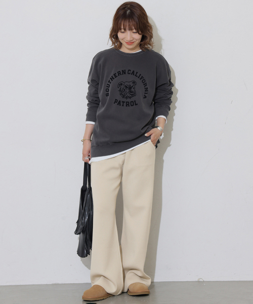 JOURNAL STANDARD relume(ジャーナルスタンダード レリューム)の「【MULTI FUNC+】ニットパンツ(その他パンツ・レディース・ライトグレー/ネイビー/アイボリー・FREE)」の12枚目の写真
