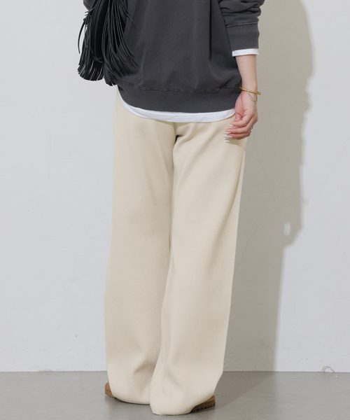 JOURNAL STANDARD relume(ジャーナルスタンダード レリューム)の「【MULTI FUNC+】ニットパンツ(その他パンツ・レディース・ライトグレー/ネイビー/アイボリー・FREE)」の19枚目の写真