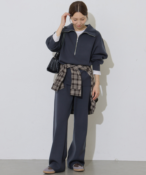 JOURNAL STANDARD relume(ジャーナルスタンダード レリューム)の「【MULTI FUNC+】ニットパンツ(その他パンツ・レディース・ライトグレー/ネイビー/アイボリー・FREE)」の20枚目の写真