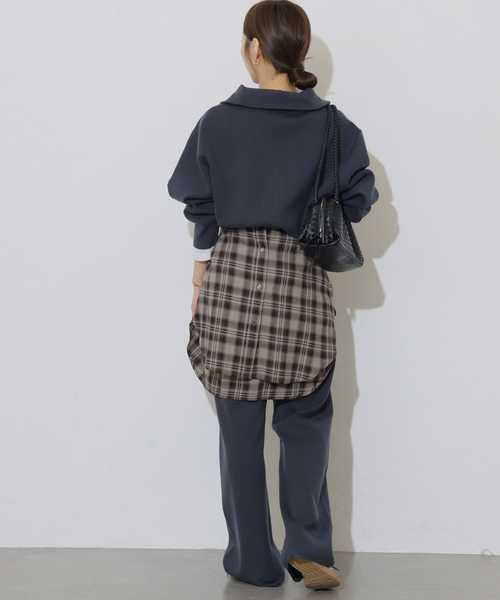 JOURNAL STANDARD relume(ジャーナルスタンダード レリューム)の「【MULTI FUNC+】ニットパンツ(その他パンツ・レディース・ライトグレー/ネイビー/アイボリー・FREE)」の22枚目の写真