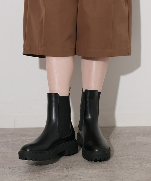 JOURNAL STANDARD relume(ジャーナルスタンダード レリューム)の「RELUME サイドゴアブーツ(ブーツ・レディース・ブラック・22.5cm/23.5cm/24.5cm)」の5枚目の写真