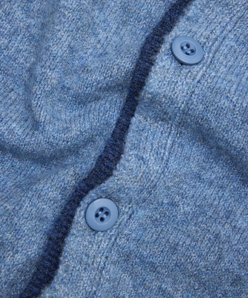 FREAK'S STORE(フリークスストア)の「Firsthand/ファーストハンド フェイクレイヤード ニットジャケット【限定展開】(カーディガン/ボレロ・メンズ・サックスブルー/チャコールグレー/ブラック・LARGE/MEDIUM)」の12枚目の写真