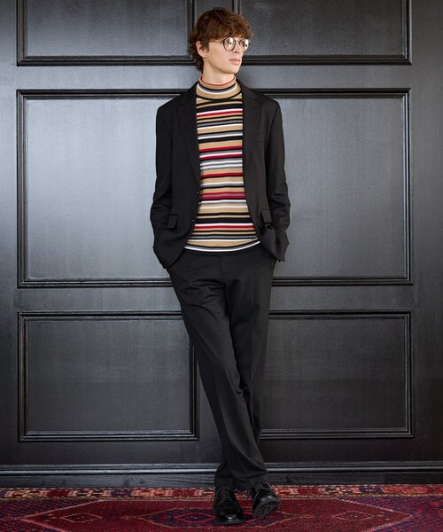 TAKEO KIKUCHI(タケオキクチ)の「【BOWLER HAT LABEL】CARREMANツイルジャージ ジャケット(テーラードジャケット・メンズ・ブラック・04/03/02)」の7枚目の写真