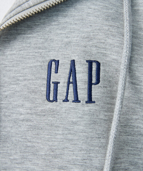 GAP(ギャップ)の「PUBLUX × GAP/ギャップ <セットアップ対応>別注 配色 ボア フード ポンチ スウェット パーカー 限定展開(パーカー・メンズ・ネイビー/ライトグレー/ブラック・SMALL/MEDIUM/LARGE)」の20枚目の写真