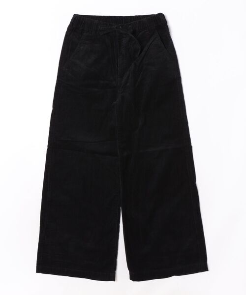 EDWIN（エドウィン）の「EDWIN LADIES ノンストレッチ コーデュロイ イージーワイドパンツ（その他パンツ・レディース・バーガンディー/ブラック・LARGE/X-LARGE/SMALL/MEDIUM）」の2枚目の写真