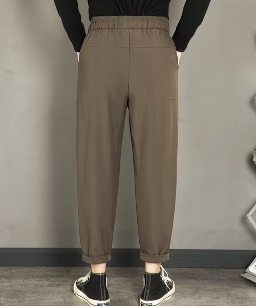DOUBLE STEAL（ダブルスティール）の「DSタックワイドテーパードパンツ（その他パンツ・メンズ・オフホワイト/グレー/ブラウン/ブラック・X-LARGE/LARGE/MEDIUM/SMALL）」の8枚目の写真