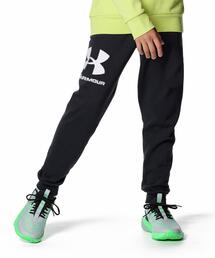 UNDER ARMOUR（アンダーアーマー）の「UAライバルフリース ロゴ ジョガーパンツ（トレーニング/キッズ）（その他パンツ）」