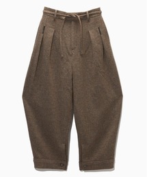 【NARRIL】ORIGATA-STYLE Tuck Barrel Pants