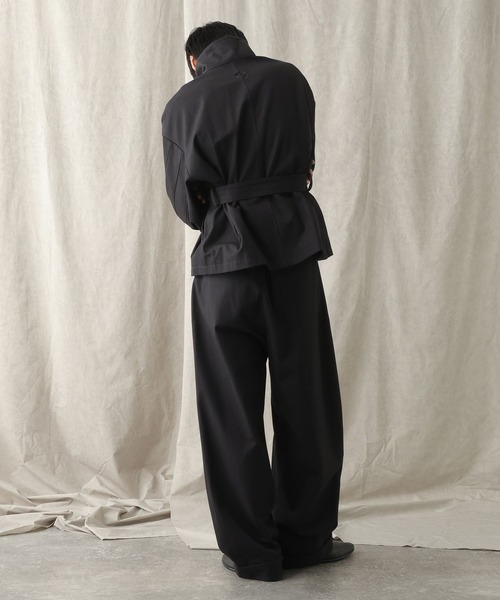 HARE（ハレ）の「【NARRIL】ORIGATA-STYLE Tuck Barrel Pants（その他パンツ・メンズ・ブラウン/ブラック・FREE）」の12枚目の写真