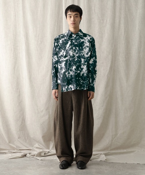 HARE（ハレ）の「【NARRIL】ORIGATA-STYLE Tuck Barrel Pants（その他パンツ・メンズ・ブラウン/ブラック・FREE）」の15枚目の写真