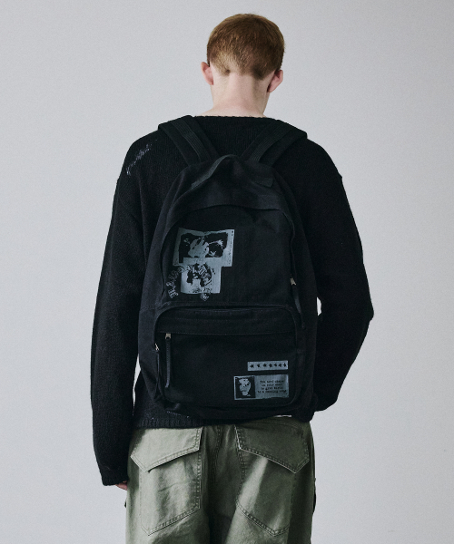 MAISON MINED（メゾンミネド）の「FRAGMENT コラージュバックパック（バックパック/リュック・メンズ・その他・FREE）」の3枚目の写真