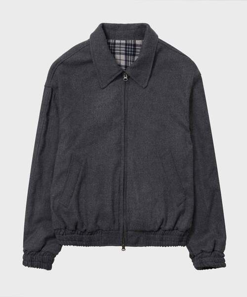 TY(ティワイ)の「ウールブレンドブルゾンジャケット, 2COLOR(ブルゾン・メンズ・ブラウン/グレー・MEDIUM/LARGE)」の1枚目の写真