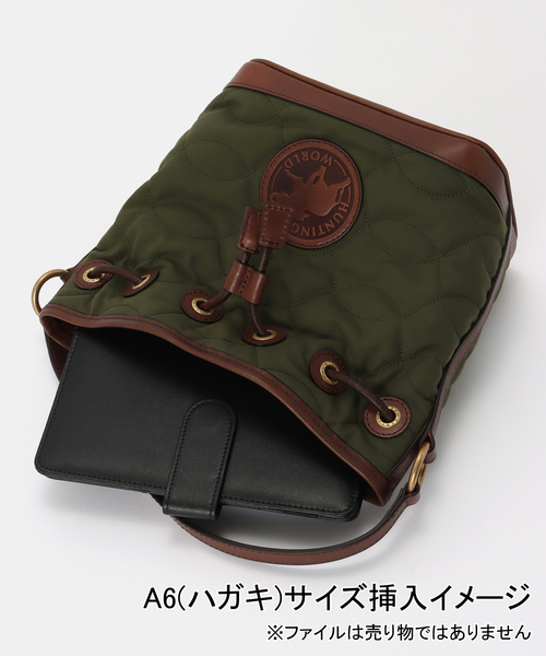 FRAMeWORK(フレームワーク)の「NIGEL CABOURN NC*HW MINI drawstring バッグ(ショルダーバッグ・レディース・カーキ・FREE)」の6枚目の写真