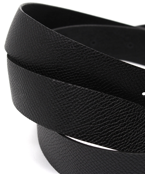 JOHN LAWRENCE SULLIVAN（ジョンローレンスサリバン）の「GRAIN LEATHER LONG BELT（ベルト・メンズ・ブラック・ONE SIZE/MEDIUM/SMALL）」の4枚目の写真