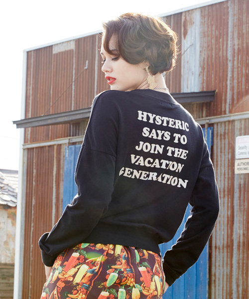 ヒステリックグラマー HYSTERIC GLAMOUR ANOTHER GIRL スウェット トレーナー 切替 ニット F ベージュ 白 ホワイト HYSTERIC GLAMOUR - ヒステリックグラマー ANOTHER GIRL
