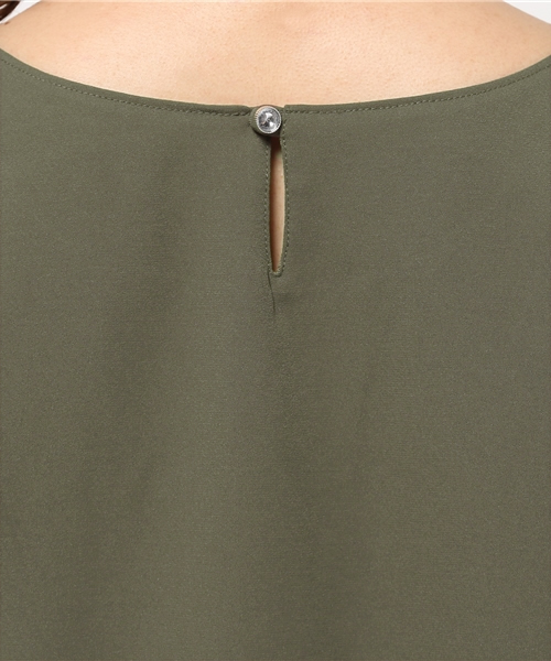 PROPORTION BODY DRESSING(プロポーションボディドレッシング)の「裾シフォンブラウス(シャツ/ブラウス・レディース・カーキ/ベージュ・2/3)」の7枚目の写真