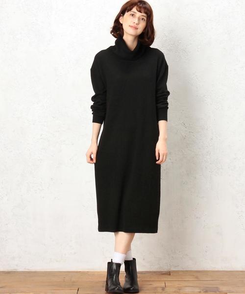 green label relaxing（グリーンレーベルリラクシング）の「■■■[WEB限定]CF W/RY/N オフTTL ワンピース◆（ワンピース・レディース・ブラック/グレー/ブラウン/オリーブ・FREE）」の13枚目の写真