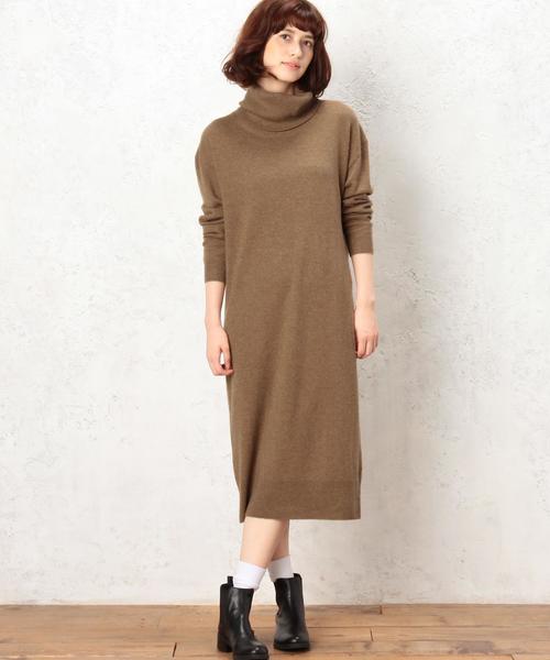 green label relaxing（グリーンレーベルリラクシング）の「■■■[WEB限定]CF W/RY/N オフTTL ワンピース◆（ワンピース・レディース・ブラック/グレー/ブラウン/オリーブ・FREE）」の17枚目の写真