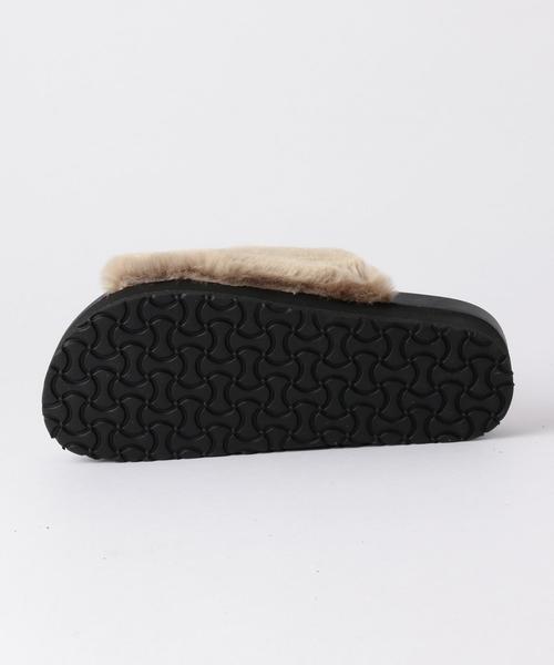 Boisson Chocolat(ボワソンショコラ)の「BBC フェイクファーサンダル(サンダル・レディース・ブラック/ベージュ/イエロー/レンガ・36/37/38)」の5枚目の写真