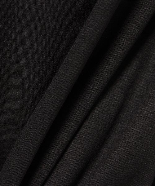 coca（coca）（コカ）の「ゆったりサーキュラーカットソーワンピース（チュニック・レディース・ブラック/オフホワイト/グレー・ONE SIZE）」の4枚目の写真