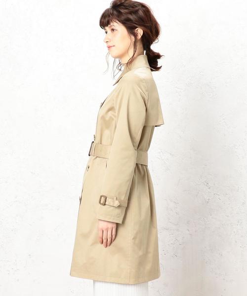 green label relaxing（グリーンレーベルリラクシング）の「◆CR T/C MID TRC 撥水トレンチコート◆（トレンチコート・レディース・ベージュ/ネイビー・44/42/38/34/36/40/46）」の21枚目の写真