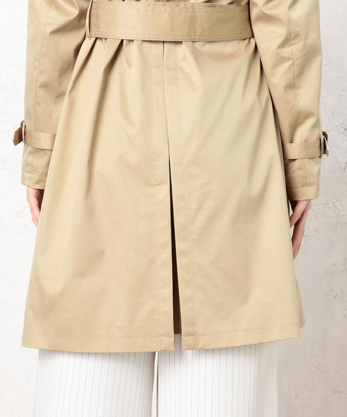 green label relaxing（グリーンレーベルリラクシング）の「◆CR T/C MID TRC 撥水トレンチコート◆（トレンチコート・レディース・ベージュ/ネイビー・44/42/38/34/36/40/46）」の16枚目の写真