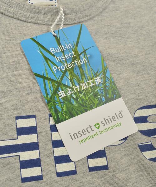 SHIPS（シップス）の「SHIPS KIDS:インセクトシールド【虫よけ】 長袖ロゴTEE(80～90cm)（Tシャツ/カットソー・キッズ・グレー/ナチュラル・80/90）」の7枚目の写真