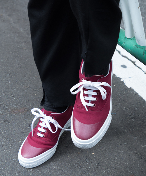SLACK FOOTWEAR（スラックフットウェア）の「【SLACK】ORDINA/キャンバスレースアップスニーカー/SL1128（スニーカー・メンズ・ブラック/ホワイト/バーガンディー/ベージュ・26.5cm/27.5cm/26.0cm/27.0cm/25.5cm）」の15枚目の写真