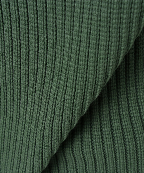 SACRA（サクラ）の「FARCE YARN KNIT（ニット/セーター・レディース・グリーン/ホワイト・38）」の9枚目の写真