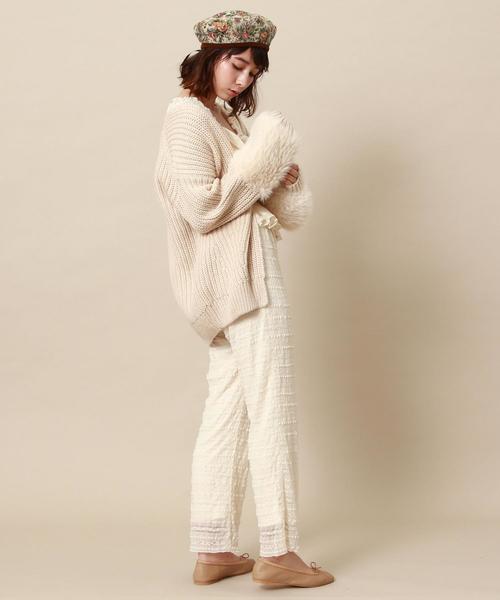 Another Edition（アナザーエディション）の「カットレースパンツ２（その他パンツ・レディース・ブラック/ナチュラル/ワイン・FREE）」の10枚目の写真