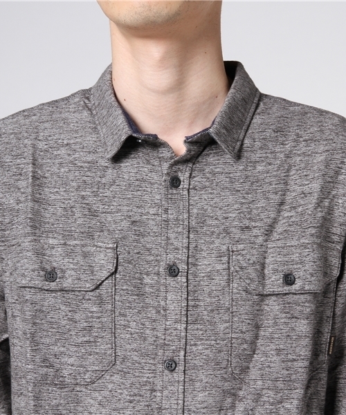 Quiksilver(クイックシルバー)の「DOUBLE JUNGLE(シャツ/ブラウス・メンズ・グレー/ネイビー・LARGE/MEDIUM)」の6枚目の写真