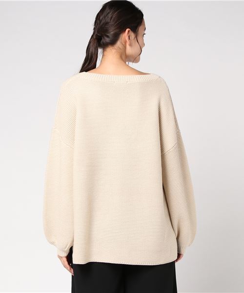 MERLOT（メルロー）の「花刺繍ニットプルオーバー1001（ニット/セーター・レディース・ブラック/アイボリー/チェリーピンク・FREE）」の10枚目の写真