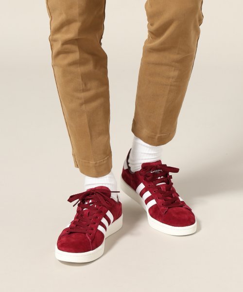 adidas(アディダス)の「◇adidas / アディダス: CAMPUS(スニーカー・メンズ・ボルドー/イエロー・26cm/27cm/25cm/28cm/29cm)」の3枚目の写真