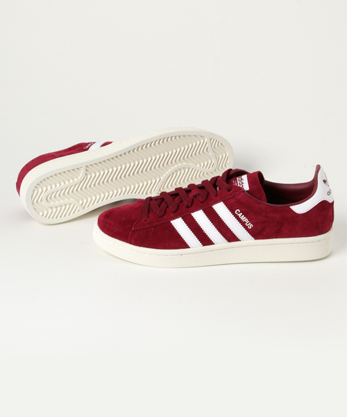 adidas(アディダス)の「◇adidas / アディダス: CAMPUS(スニーカー・メンズ・ボルドー/イエロー・26cm/27cm/25cm/28cm/29cm)」の4枚目の写真
