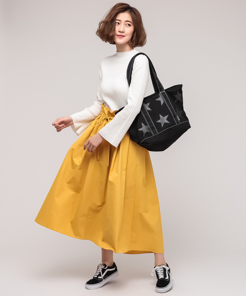 CIAOPANIC TYPY（チャオパニックティピー）の「ウォッシャブルリブボトルネック（ニット/セーター・レディース・ブラック/グレー/オフホワイト/サックスブルー/ピンク/イエロー/その他19・FREE）」の15枚目の写真